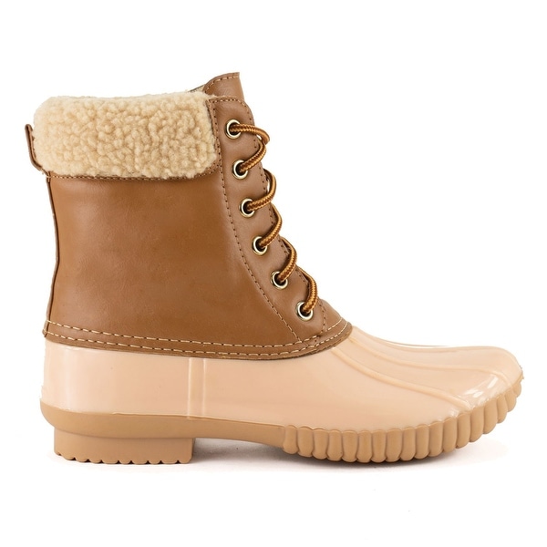 women's fleece lined duck boots