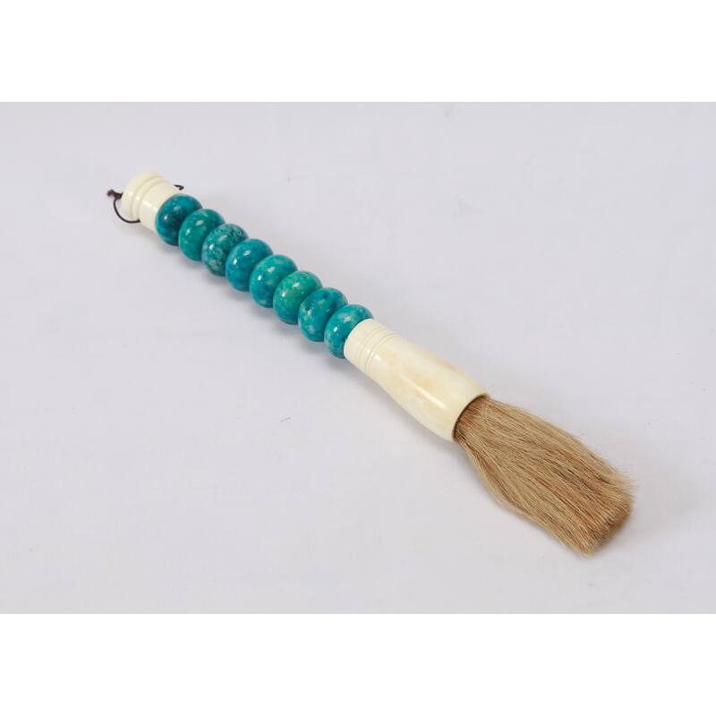 Artissance 12" Medium Aqua BLue Jade Abacus Calligraphy Brush