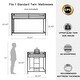 preview thumbnail 3 of 9, Twin Size Loft Bed With More Storage Space and Sturdy Construction
