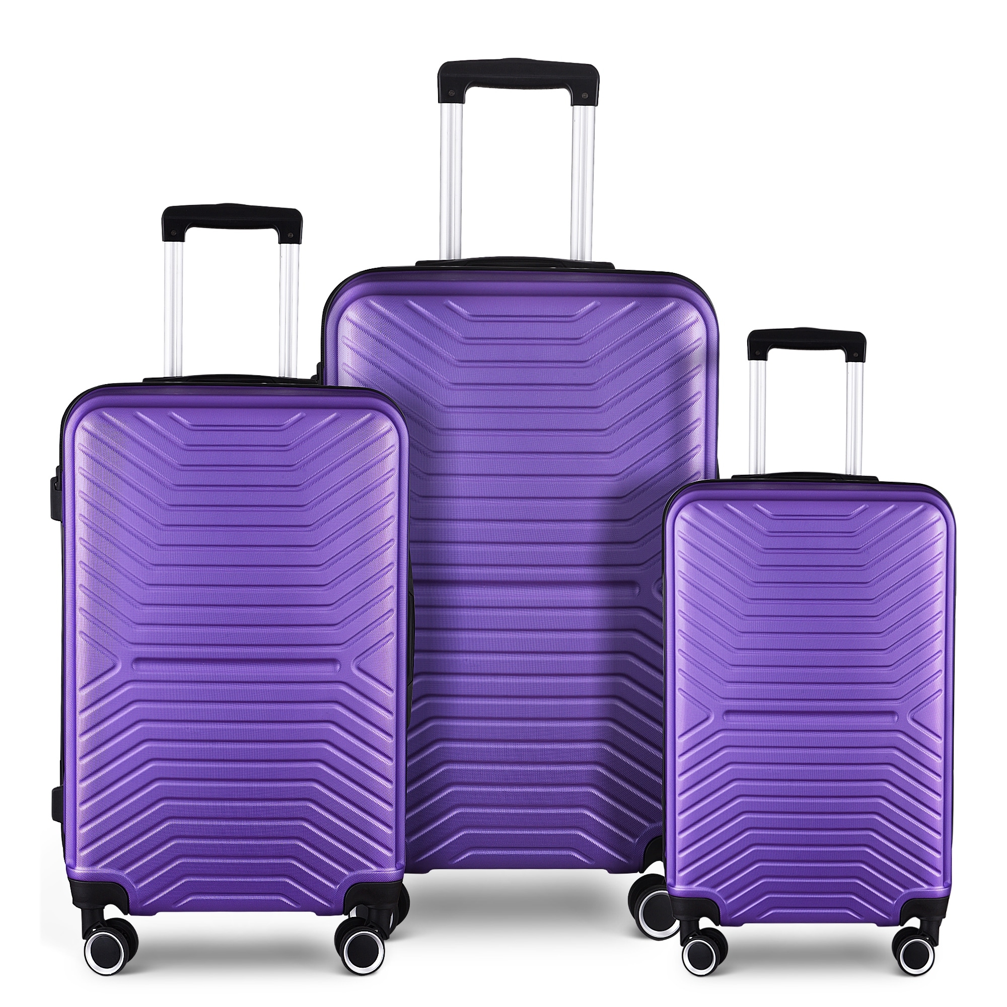 Set of 3 hard shell suitcases sale