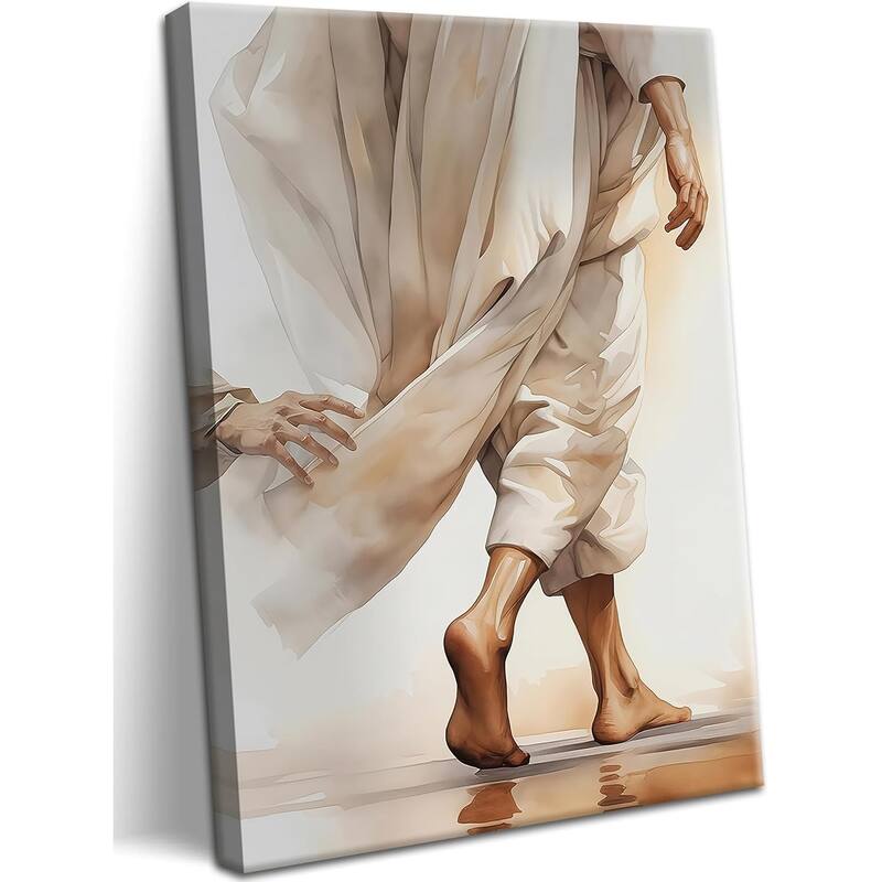 Jesus Canvas Wall Art, Christian Wall Decor - 16 x 24