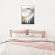 preview thumbnail 7 of 20, Oliver Gal 'Yali Majestic' Abstract Wall Art Framed Canvas Print Paint - Brown, Gray 16 x 24 - White