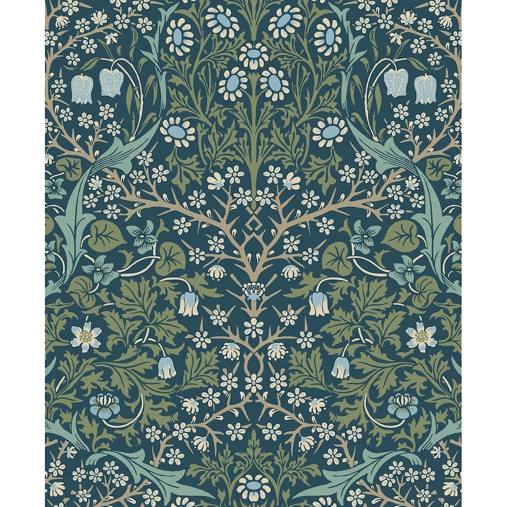 NextWall Victorian Garden Floral Peel and Stick Wallpaper