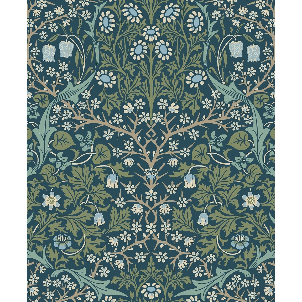 NextWall Victorian Garden Floral Peel and Stick Wallpaper