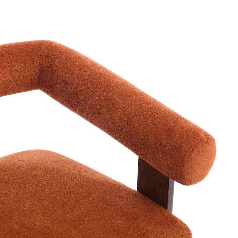 Christopher Knight Home - Loft Round armrest loveseat Rubber Wood