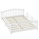 preview thumbnail 5 of 74, Montessori Solid Pine Floor Bed with Full-Length Safety Fence & Slatted Base by Harper&Bright Designs