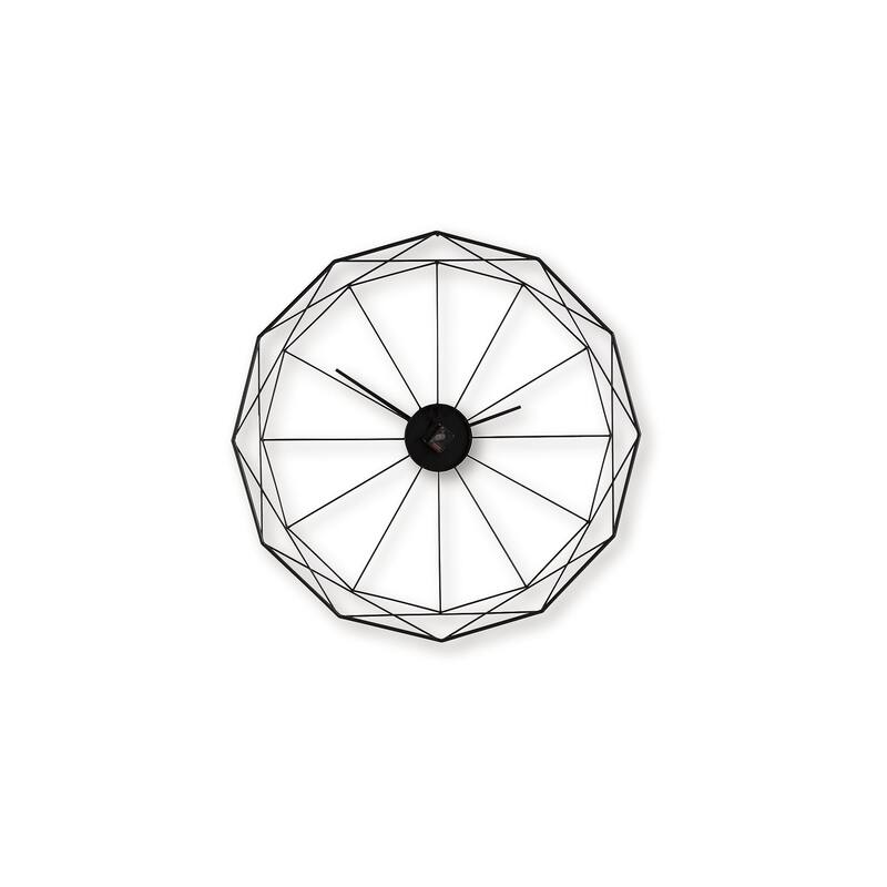 Signature Design by Ashley Arkthorne Black Wall Clock - 36" W x 0.6" D x 36" H