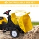 preview thumbnail 9 of 10, Kids Ride-On Excavator Tractor Car with Pedal Operation and Front Bucket for Sand Play, for Children 3-6 Years Old