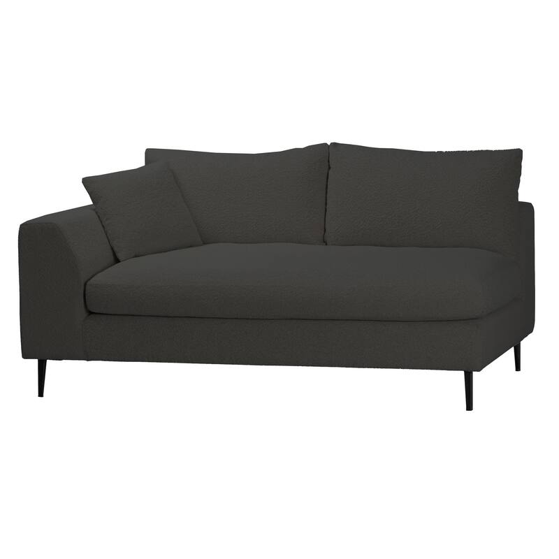 Oslo 113-inch Modern Sectional Sofa with Chaise in Boucle
