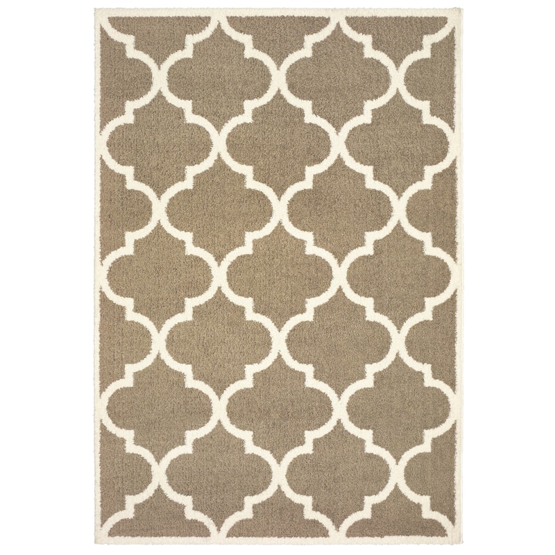Style Haven Valentina Scallop Lattice Microfiber Area Rug