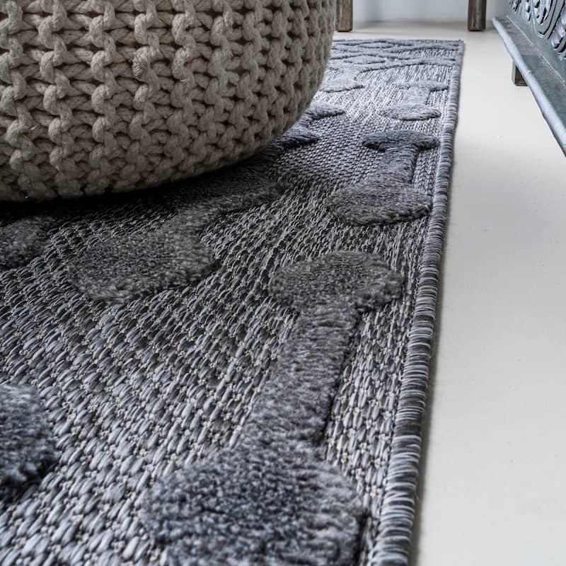 JONATHAN Y Portmany Moroccan Diamond Indoor/Outdoor Area Rug