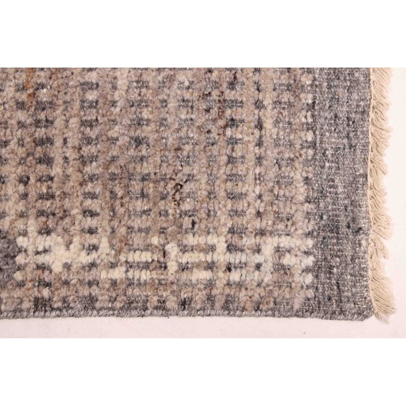 ECARPETGALLERY Hand-knotted Tangier Tan Wool Rug - 8'3 x 10'1