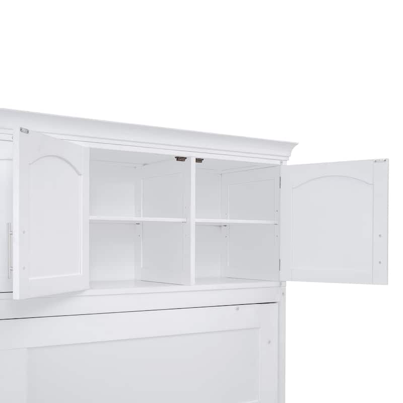 Queen Smart Murphy Bed with Wardrobe & Storage, Customizable System