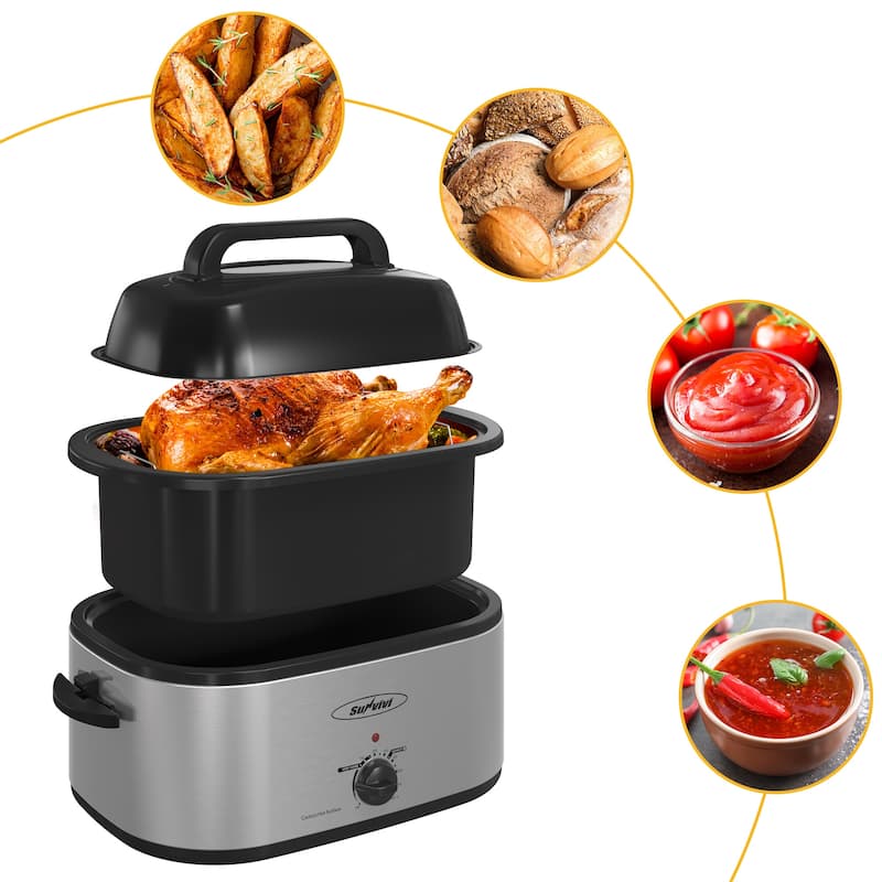 Royalcraft Roaster Oven with Removable Pan