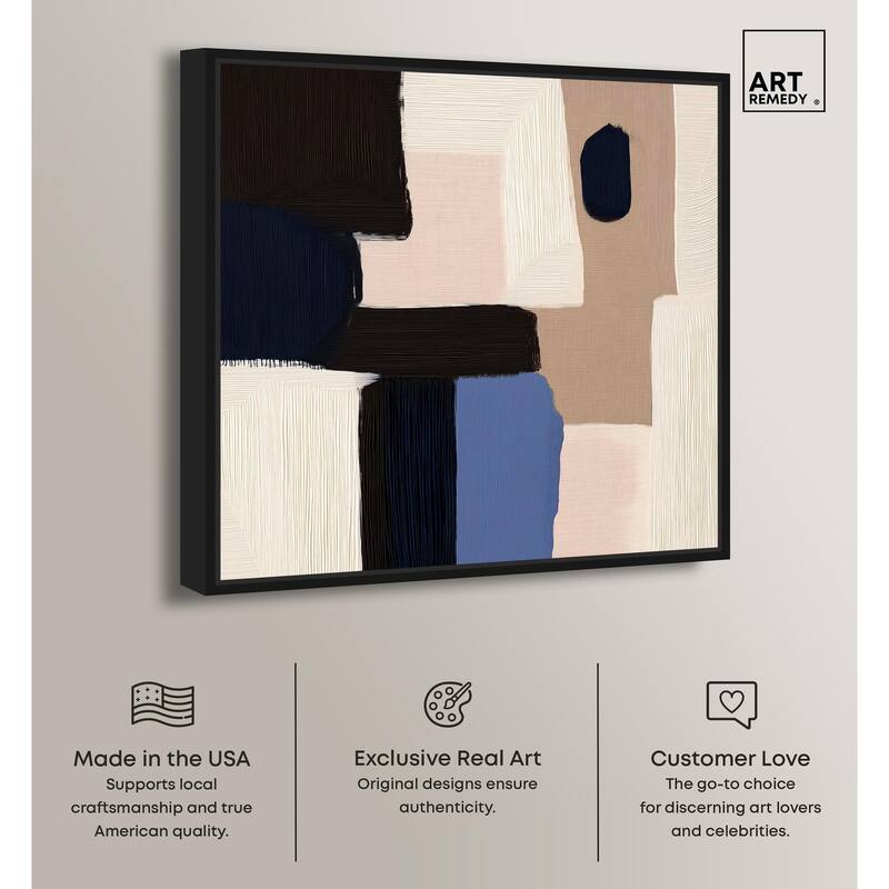 Blue Quietude II Canvas by Art Remedy