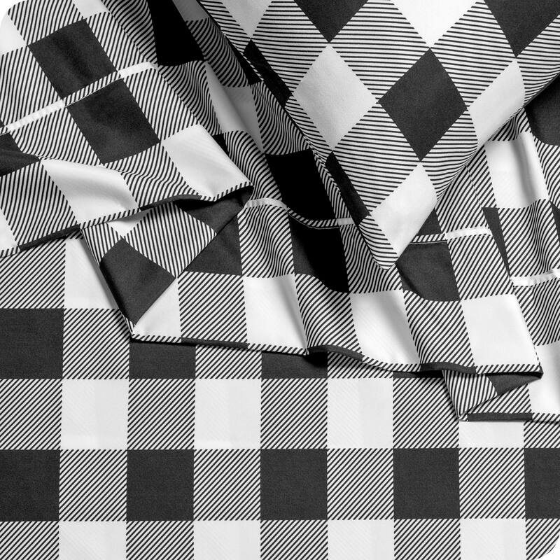 Bare Home Double Brushed Deep Pocket Printed Sheet Set