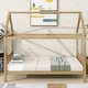 preview thumbnail 29 of 44, Twin Size Solid Wood House Frame Platform Bed, with Headboard and Footboard, with Underbed Storage Space, Minimalist Kids Bed