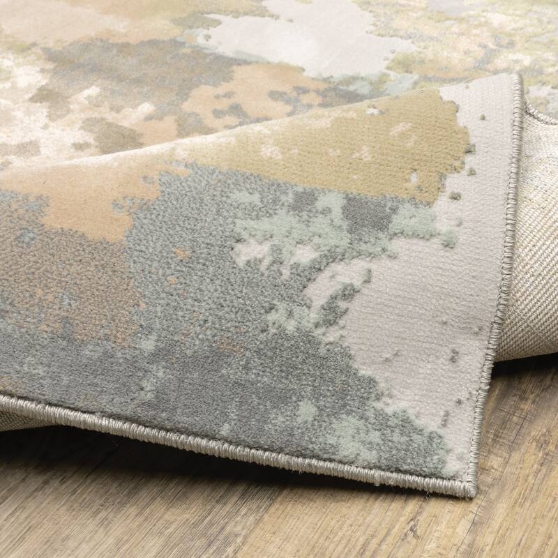 Style Haven Cosette Distressed Abstract High-Low Pile Area Rug