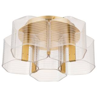 Nuvo Lighting 62/2401 Kenzo 18" Wide Semi-Flush LED Ceiling Fixture
