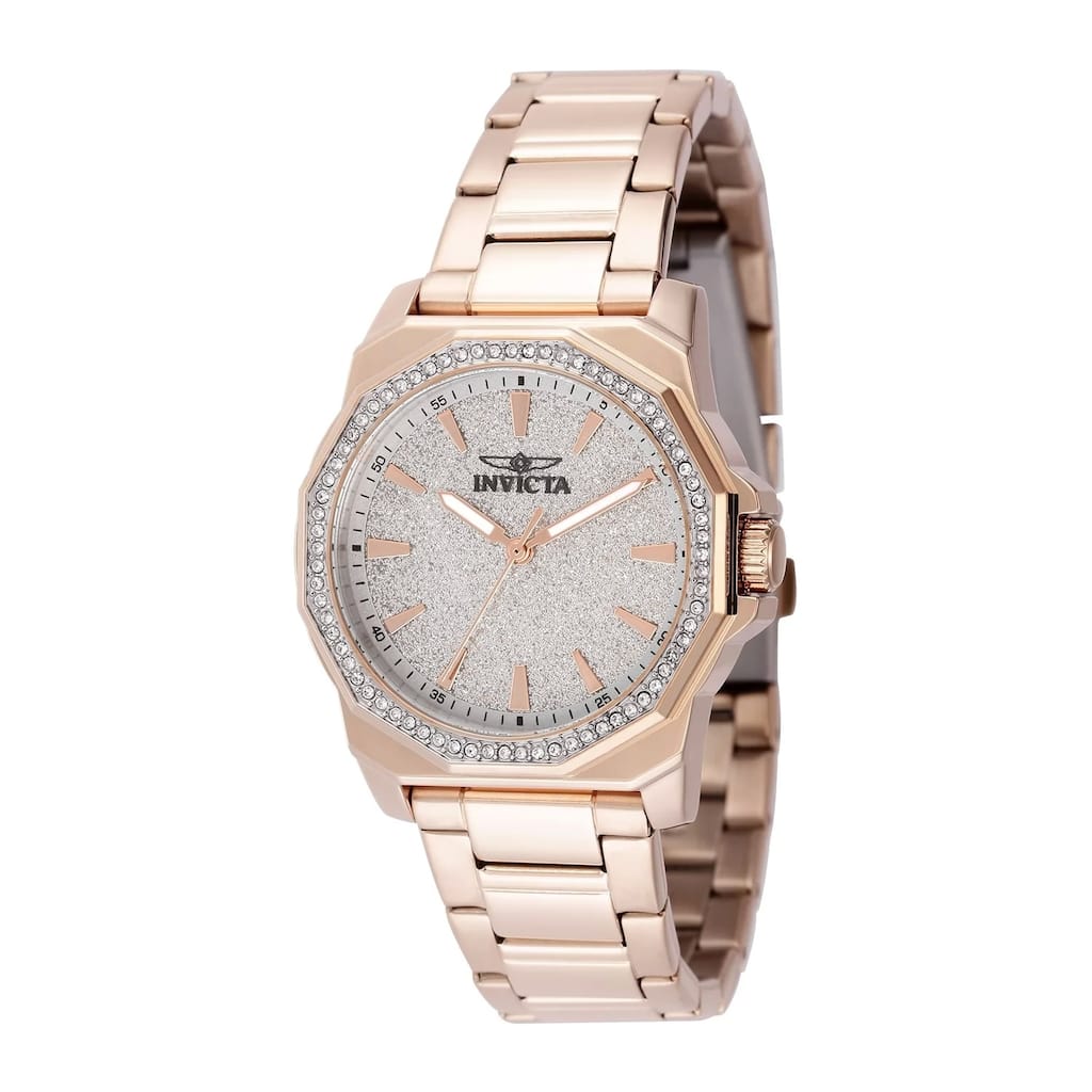 Invicta Men's 49131 Speedway Quartz 3 Hand Silver Dial Watch