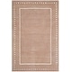 preview thumbnail 98 of 127, SAFAVIEH Handmade Bella Alverta Dotted Border Wool Rug 3' x 5' - Beige/Ivory