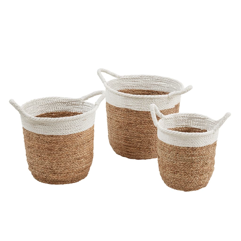 Rustic Pandanus Woven Basket (Set of 3)