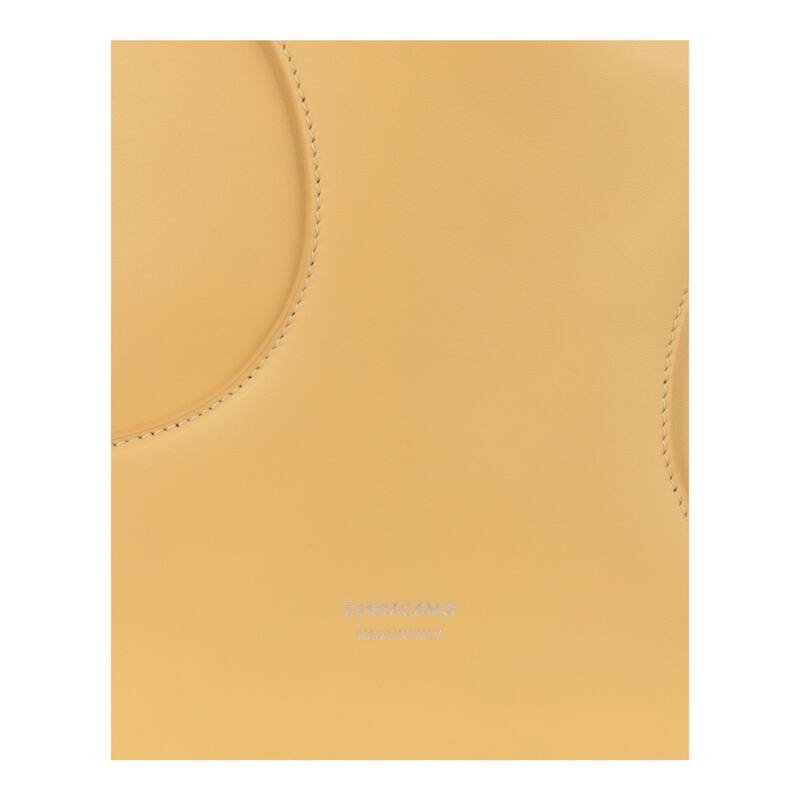 Ferragamo Debossed Cut-Out Hobo Bag