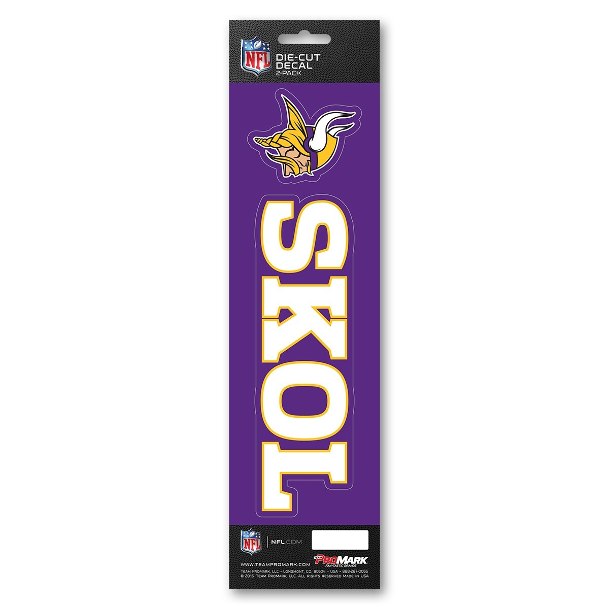 Shop Minnesota Vikings Decal Die Cut Slogan Pack Overstock 27571975