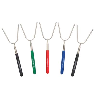 Stansport Stainless Steel Telescoping Forks - 5 Pack