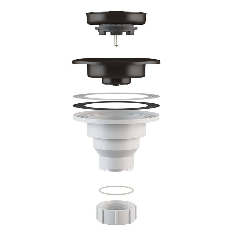 Lexicon Kitchen Sink Basket Strainer 3-1/2" Mocha Finish