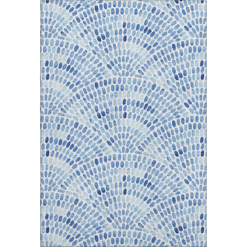 Premium Washable Super Soft Contemporary Mosaic Mayfield Rug