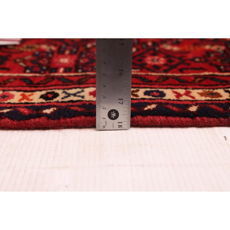 ECARPETGALLERY Hand-knotted Andelz Red Wool Rug - 2'8 x 16'3