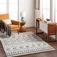 preview thumbnail 1 of 3, Livabliss Bohemian & Eclectic Nomadic Tribal Area Rug Grey/Cream - 5'3" x 7'