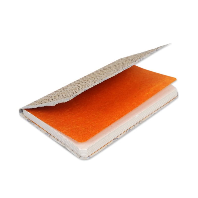 Novica Handmade Archers Memories Natural Fiber Journal