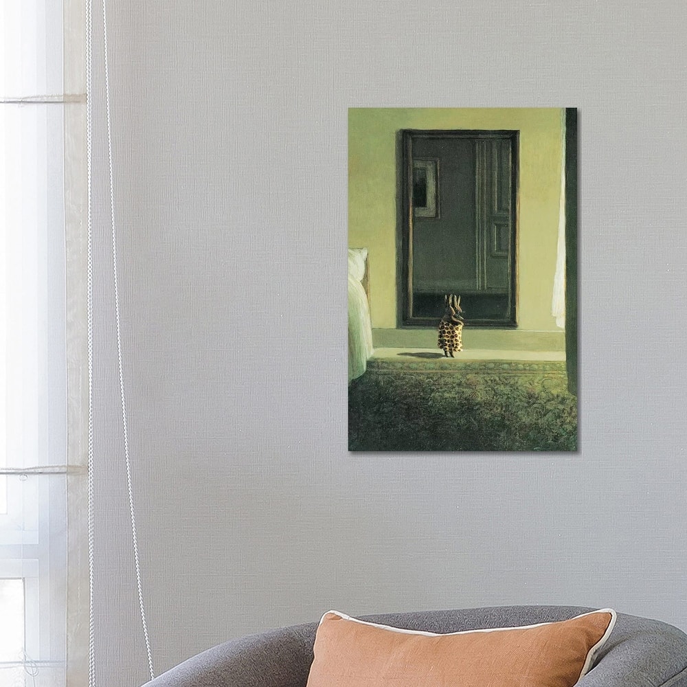 iCanvas "Tiger Rabbit" by Michael Sowa Canvas Print