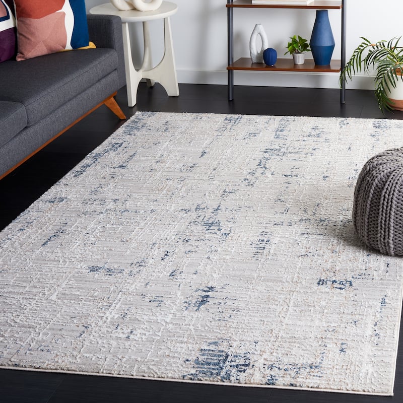 SAFAVIEH Parker Denise Glam Abstract Rug - 4' x 6' - Taupe/Grey Blue