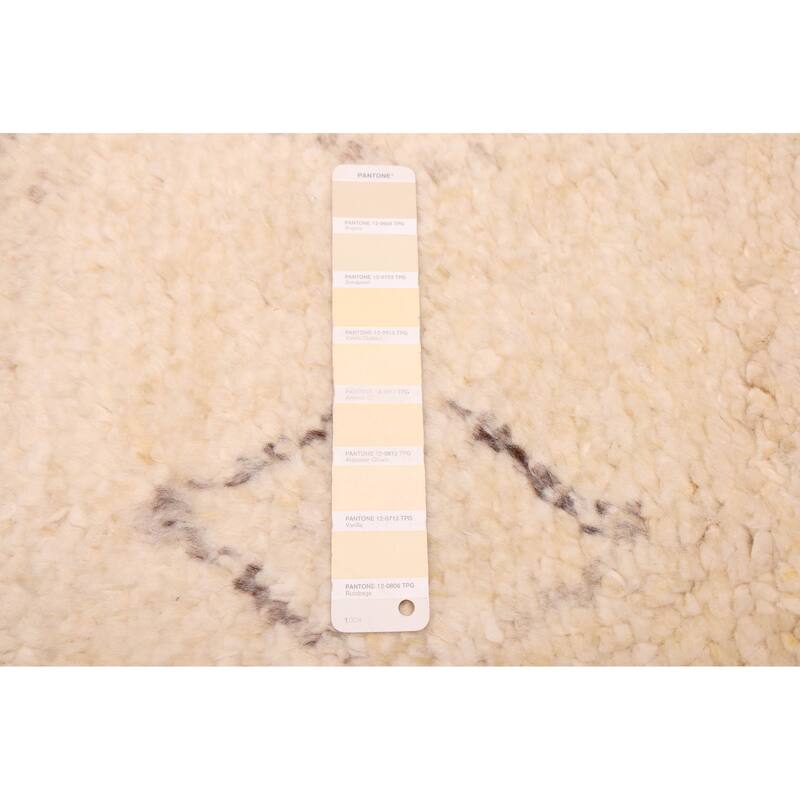 ECARPETGALLERY Hand-knotted Looma Cream Wool Rug - 8'3 x 10'3