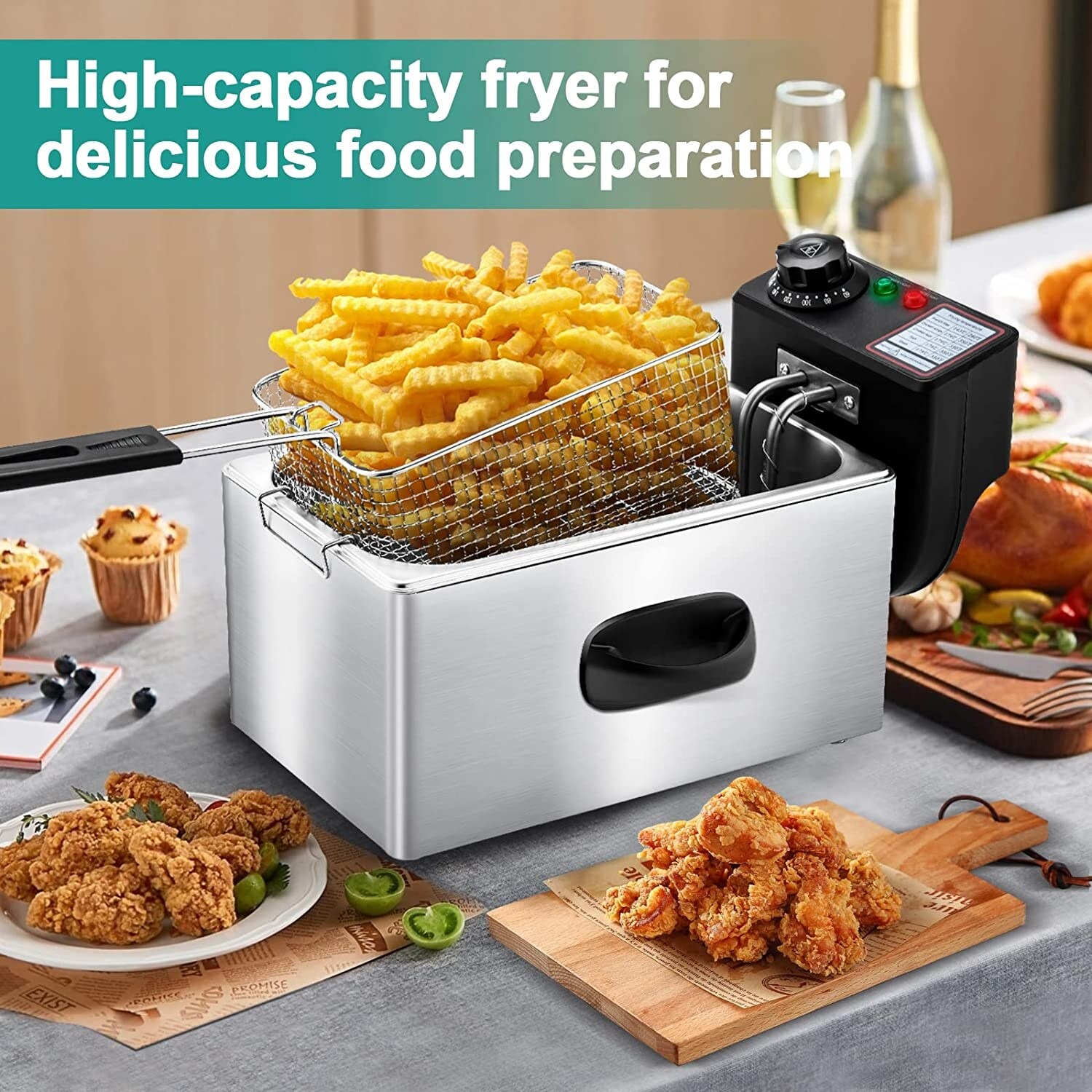Electric deep fryer pot sale