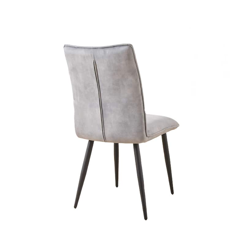 Modern Velvet Dining Chairs 2-Piece Set-Soft Cushioned Seats with Iron Frames