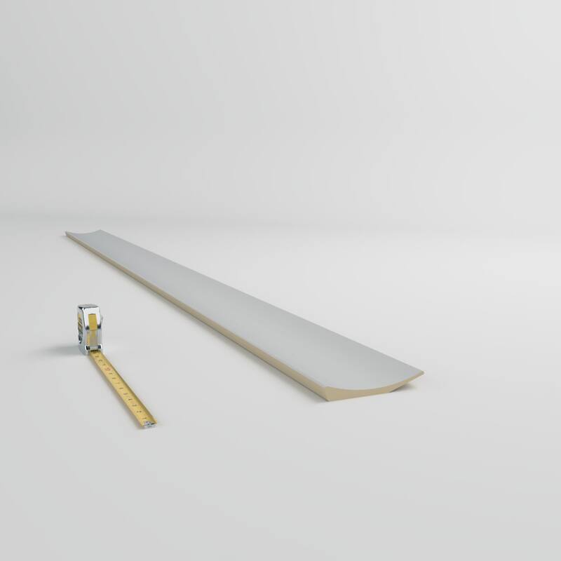 6"H x 2"P x 6 1/4"F x 96"L Caryn Crown Moulding - 1-Pack