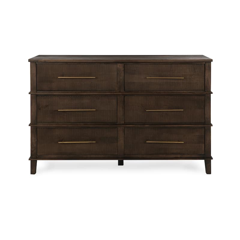 Classic Home Westlake 6-Drawer Mango Wood Dresser