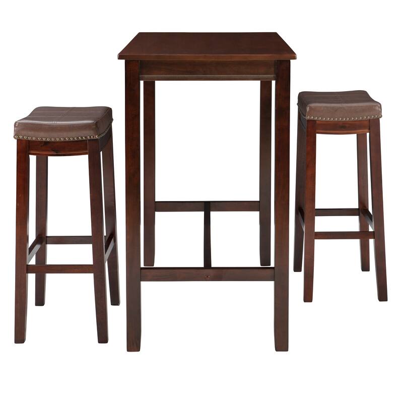 Linon Bridgeport 3-Piece Bar Dining Set