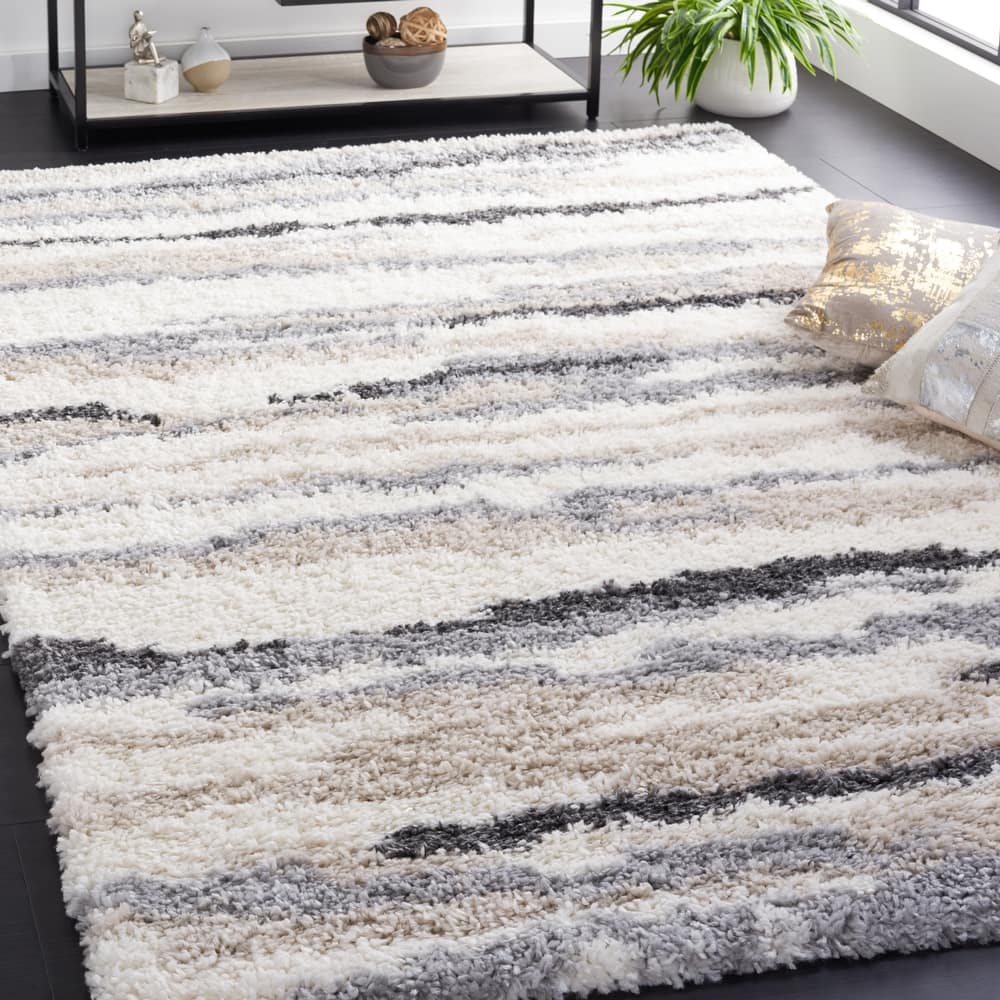 SAFAVIEH Fontana Shag Rute Modern 2-inch Thick Rug