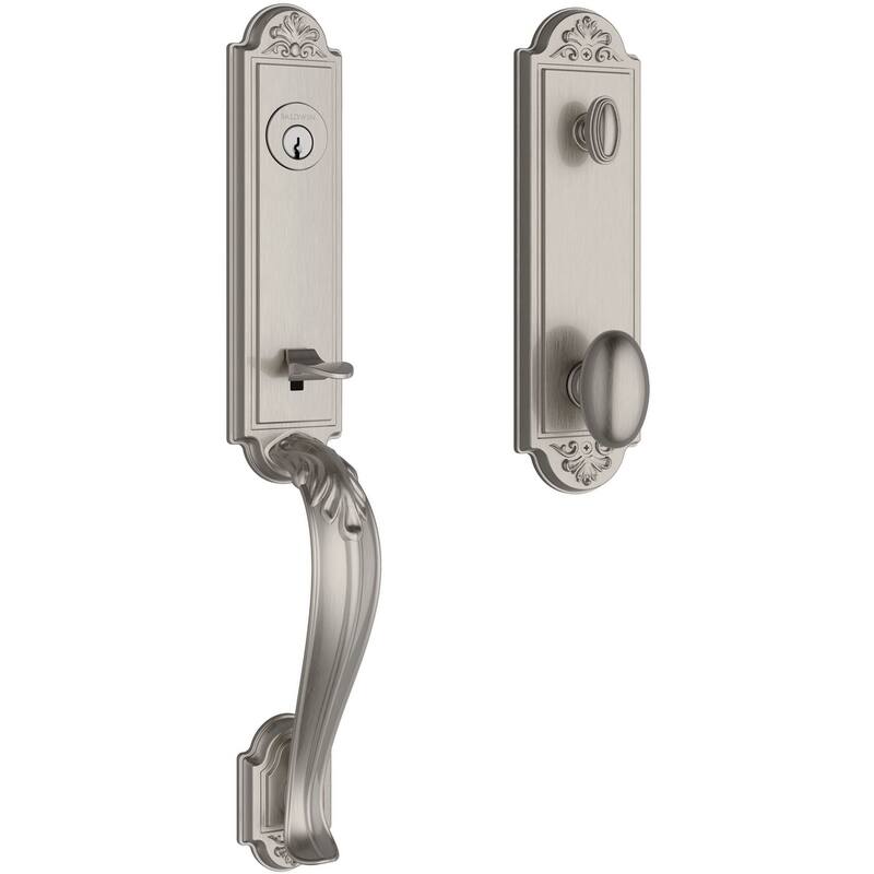 Baldwin Elizabeth One Piece Single Cylinder Keyed Entry Handleset with