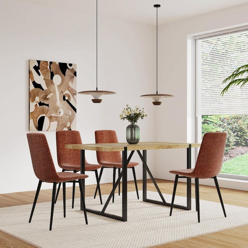 Modern Upholstered Dining Chairs Set of 4