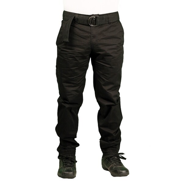 PJ Mark Men's Twill Zip-Ankle Jogger Pant