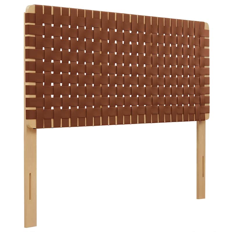 Sparta Twin/Full/Queen/King Vegan Leather Weave Headboard