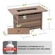 preview thumbnail 3 of 10, 43 Inch Outdoor Propane Gas Fire Pit Table 50,000 BTU for Outside Patio