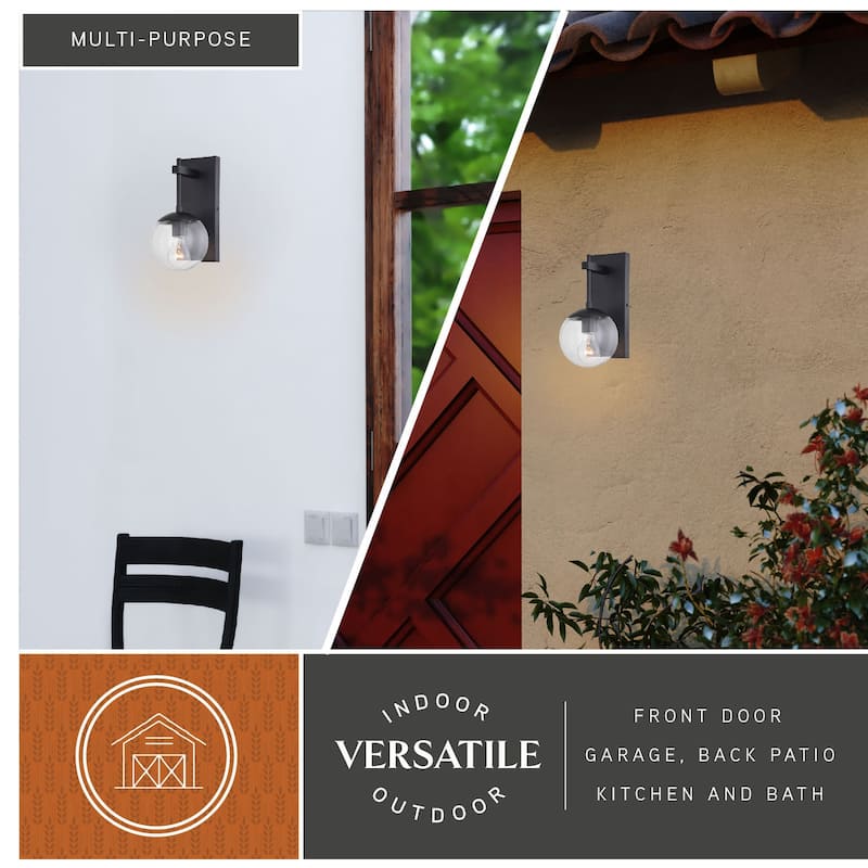 Vaxcel Lighting T0714 Keeler 12" Tall Wall Sconce