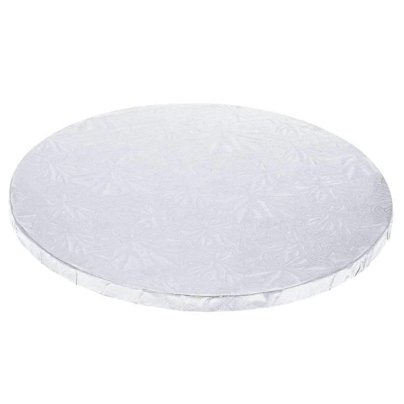 Cake Boards, 1Pcs - Cardboard Cake Drums, 1/2" Thick Round Cake Base